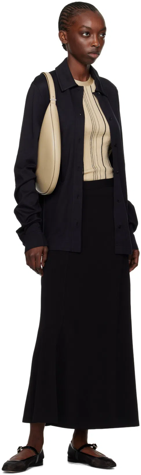 TOTÊME Toteme Button-down Shirt In 001 Black