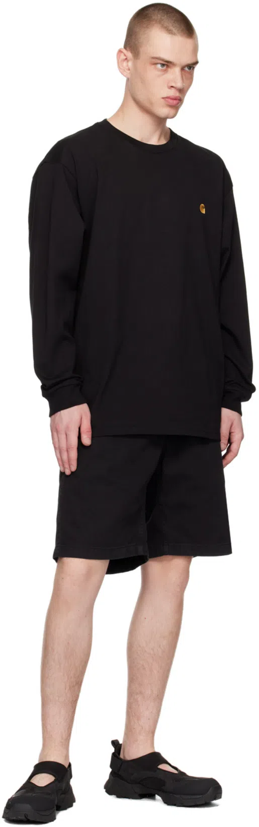 CARHARTT Men's American Script Sweatshirt In Black