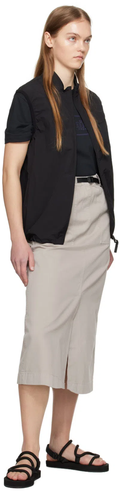 GRAMICCI Gray Baker Skirt In Stone