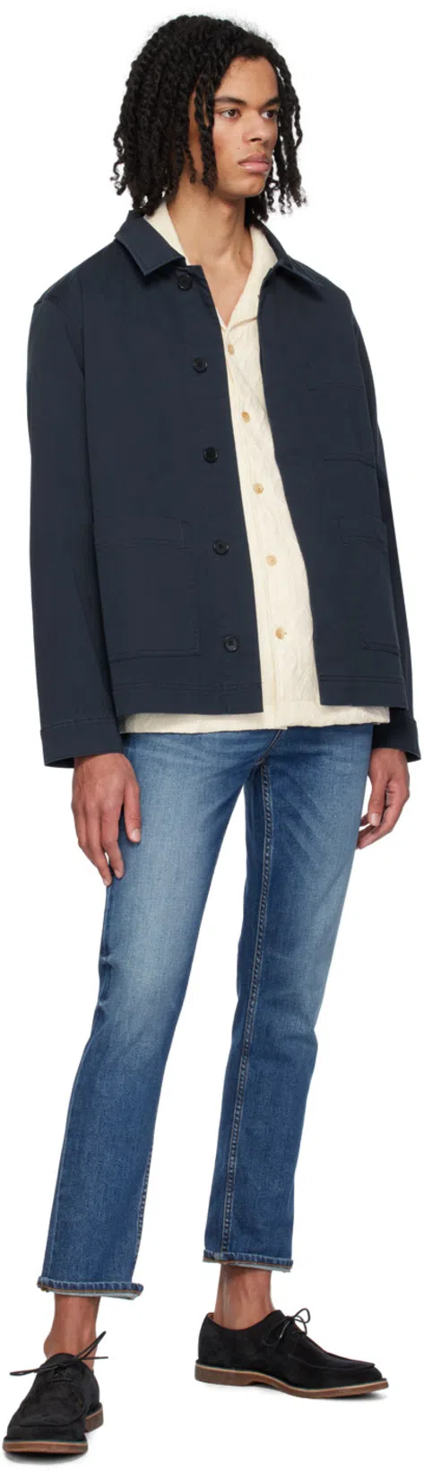 OFFICINE CREATIVE Black Kent 016 Derbys In Nero