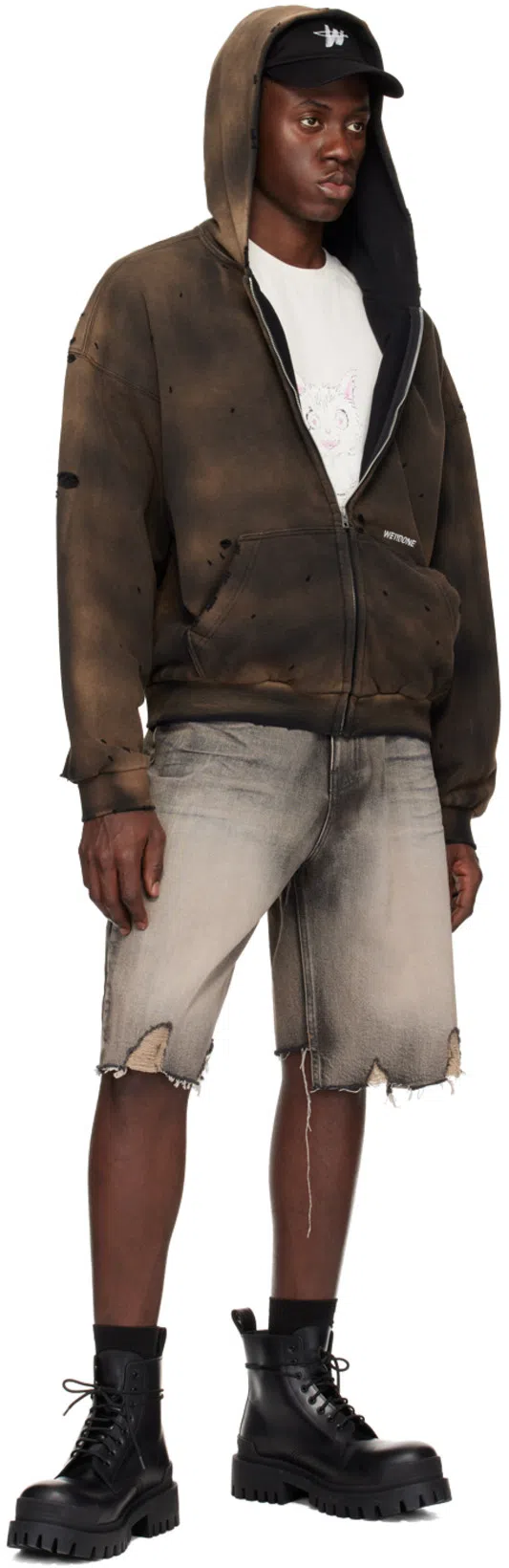 BALENCIAGA Strike Lace-up Boots In Black