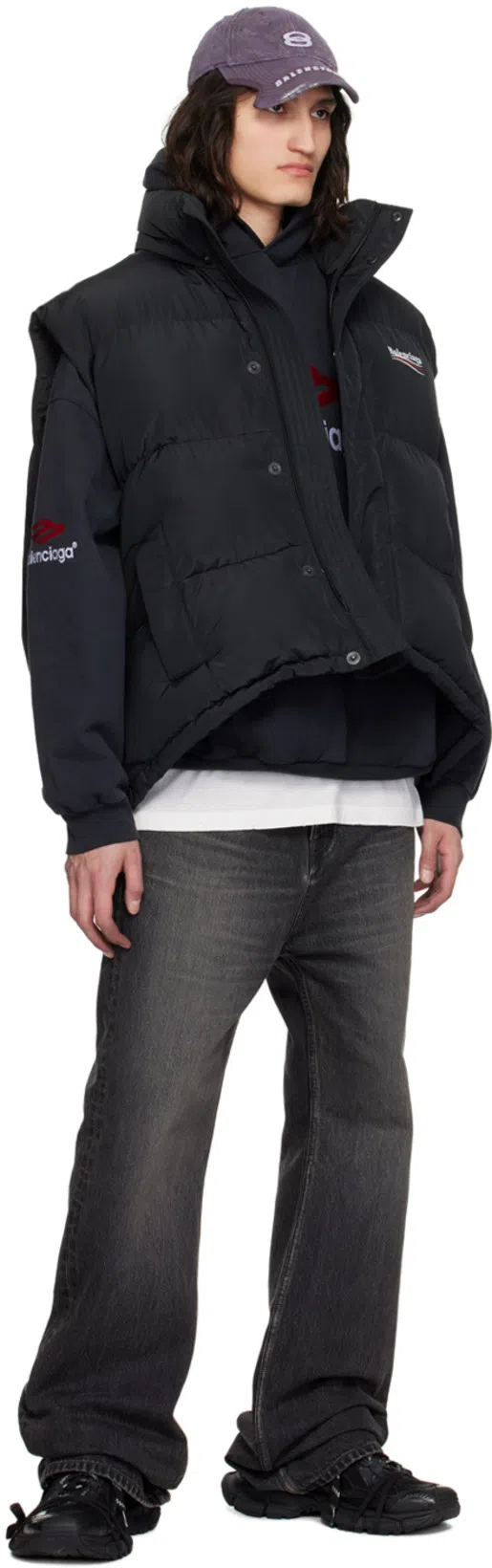 BALENCIAGA Low-top Sneakers 3xl Modern Design In Black