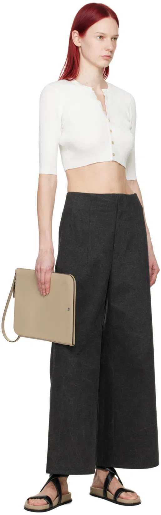 TOTÊME 'the Chunky' Black Sandals With Straps