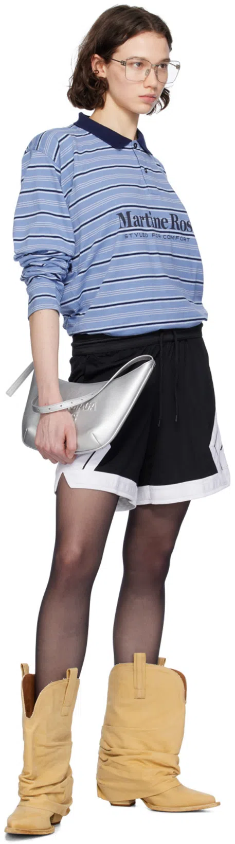 R13 Ssense Exclusive Beige Low Rider Cowboy Boots In Wheat