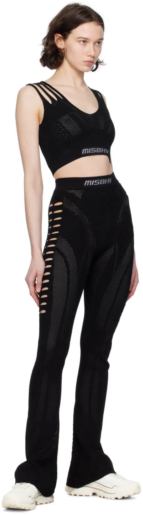 MISBHV Future Sport Mesh Top In Black