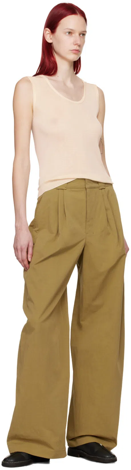 LEMAIRE Seamless Sleeveless Top In Yellow