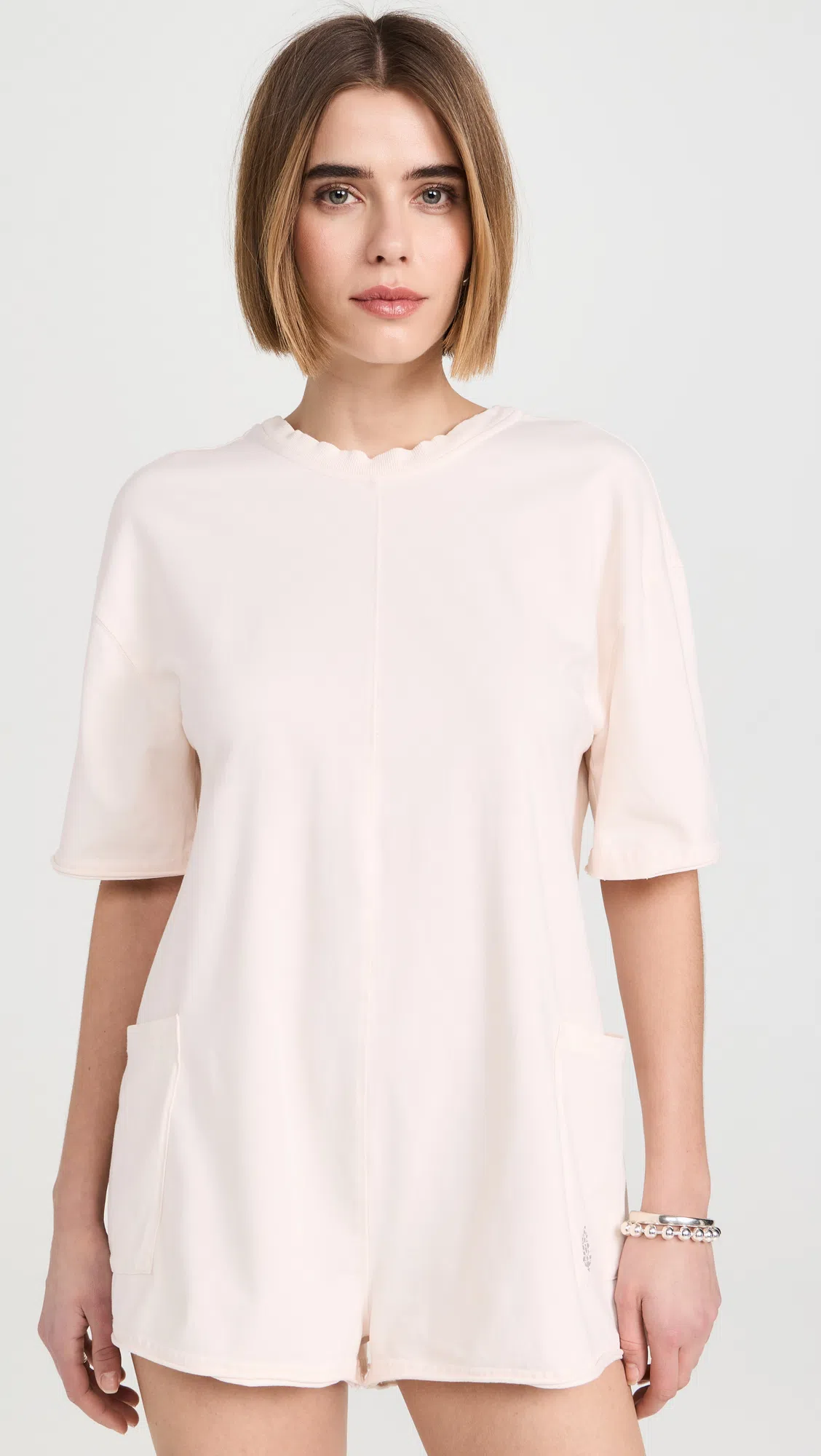 AGOLDE 90s Crop Mid Rise Loose Straight Jean In Element In White