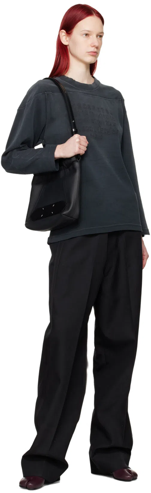 MAISON MARGIELA Tabi Ankle Boots In Brown