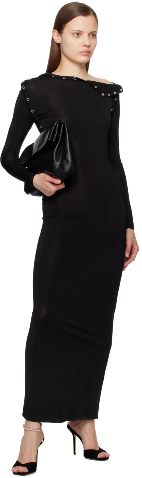 JIMMY CHOO Suede Sandals With Rhinestones Detail In Black