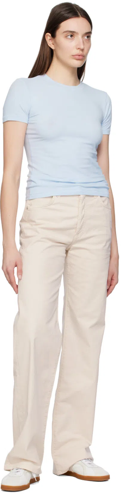 CITIZEN OF HUMANITY Annina Relaxed Wide Leg Jeans In White