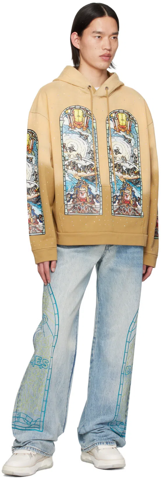 AMIRI Leather Ma-1 Low-top Sneakers In White