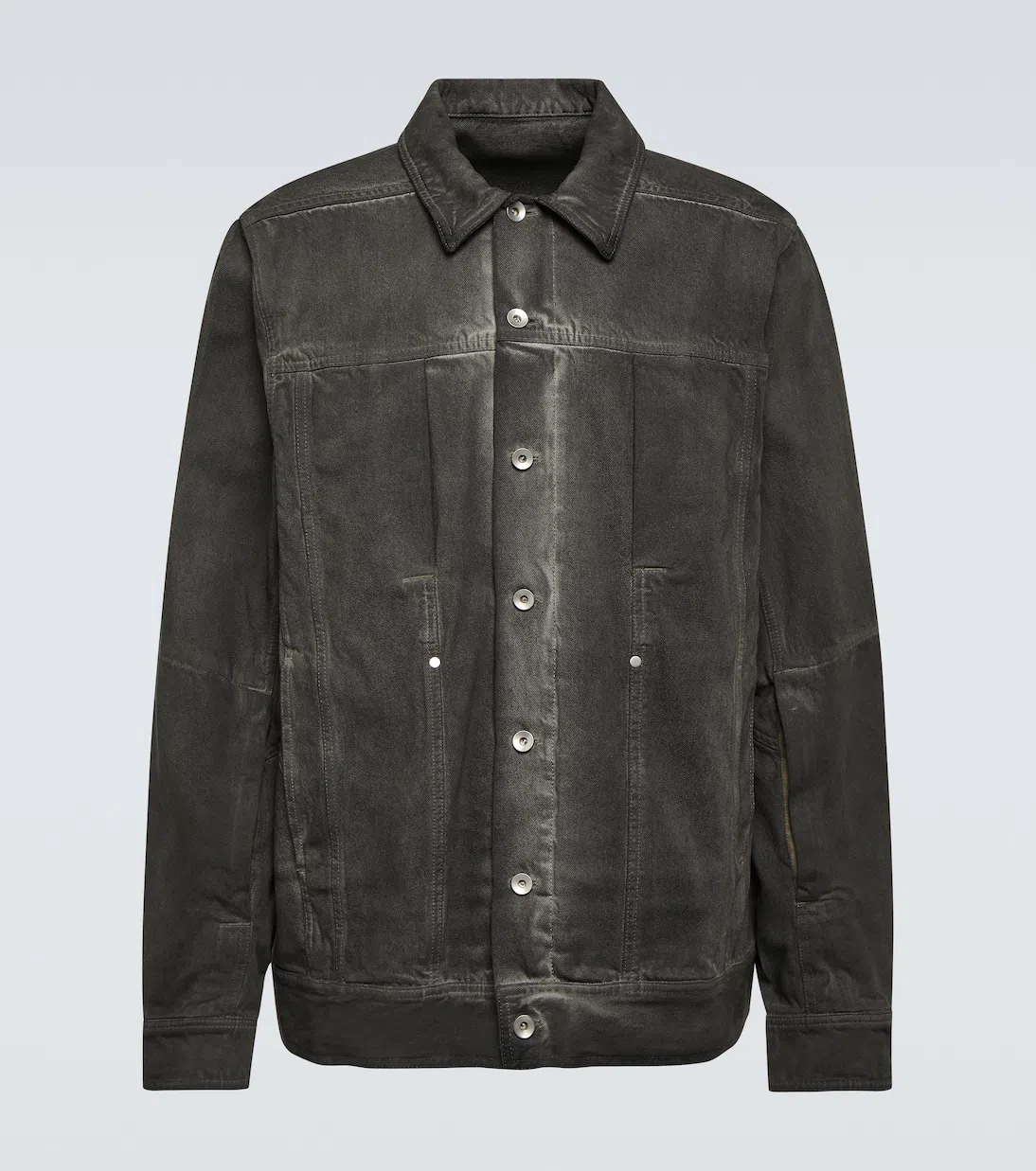 RICK OWENS Chunky Lace-up Leather Boots With Tractor Sole In Black