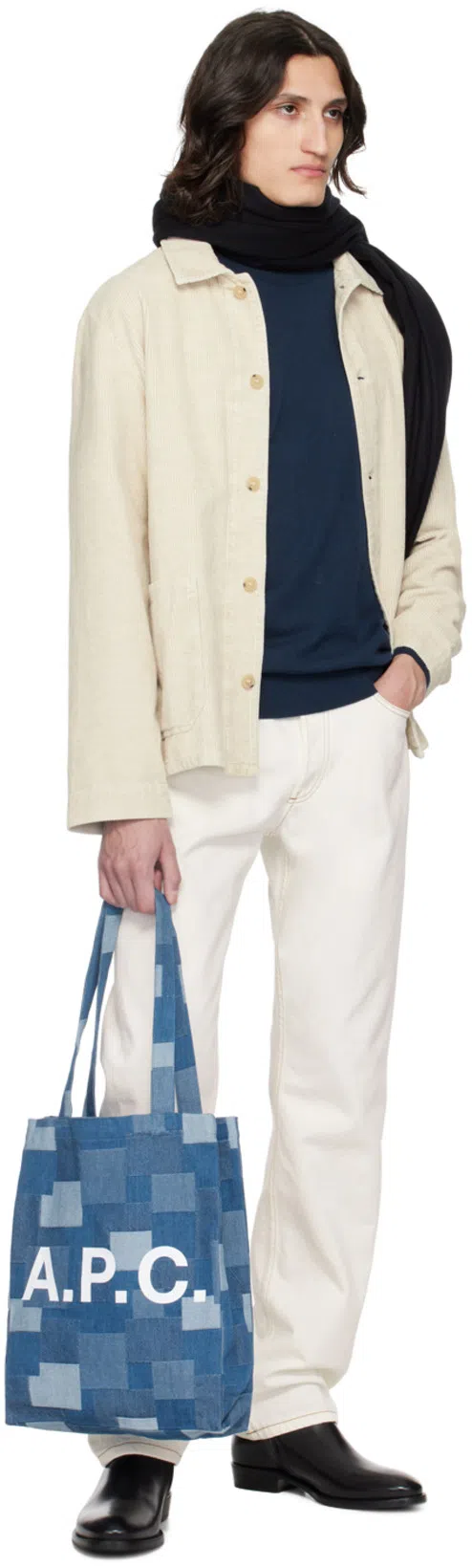 APC A.p.c. Kerlouan' Beige Jacket With Classic Collar In Neutral