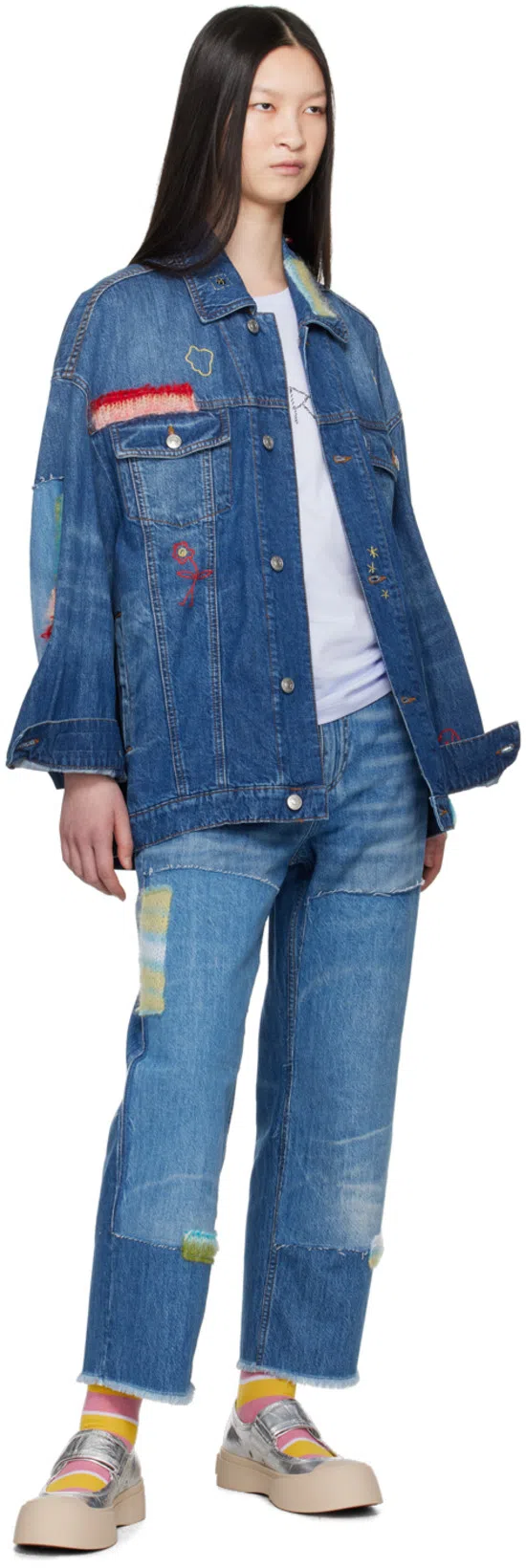 MARNI Minimalist White Sneakers With Wide Strap Closure