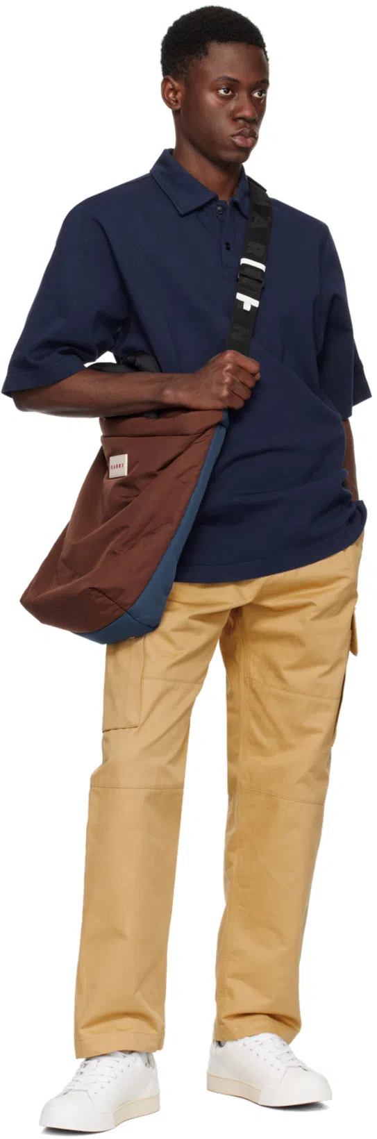 MARNI White Nappa Low Sneakers