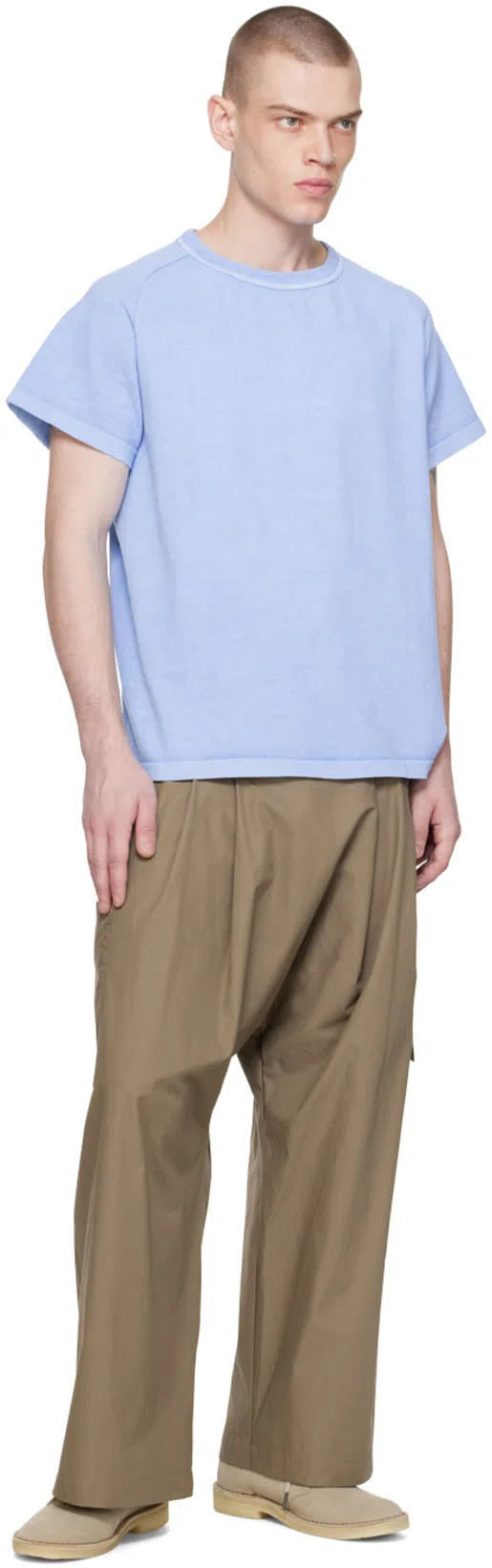 XENIA TELUNTS Brown Self-tie Trousers