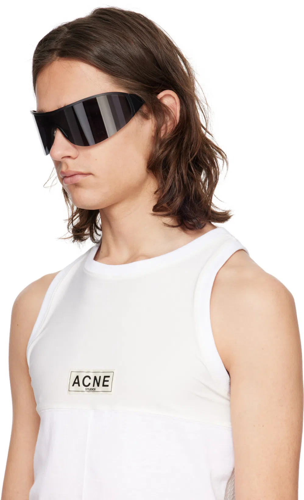 ACNE STUDIOS Ebot Tech Tank Top In White