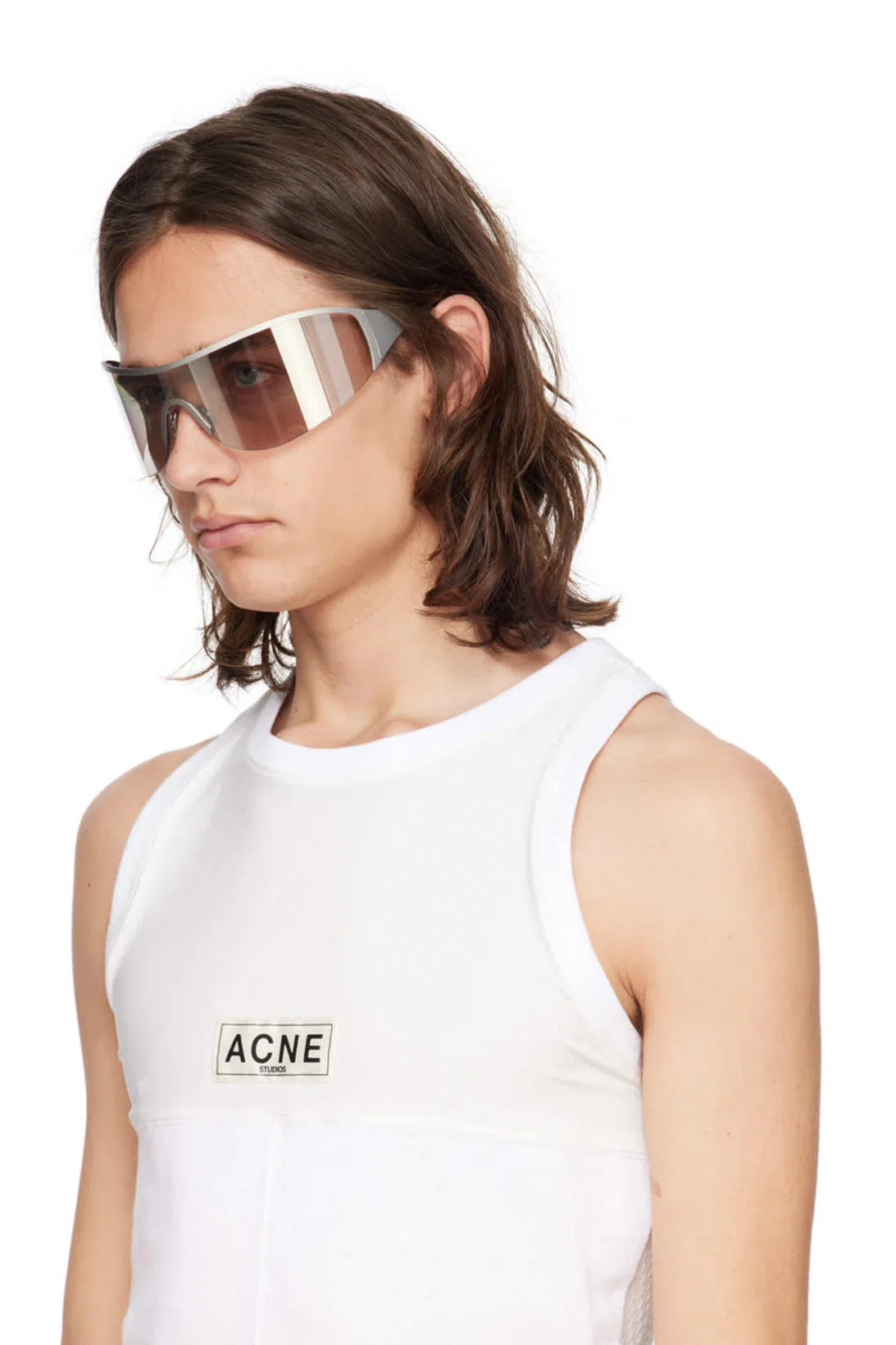 ACNE STUDIOS Ebot Tech Tank Top In White