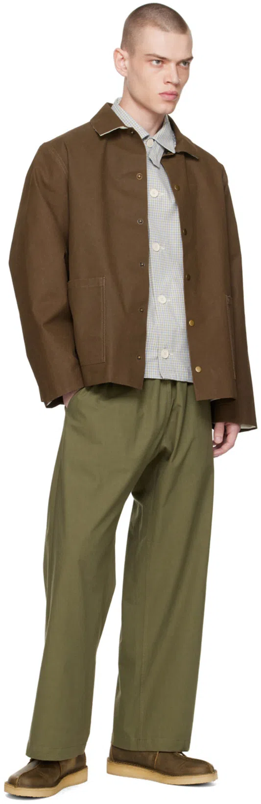 XENIA TELUNTS Green Restful Trousers