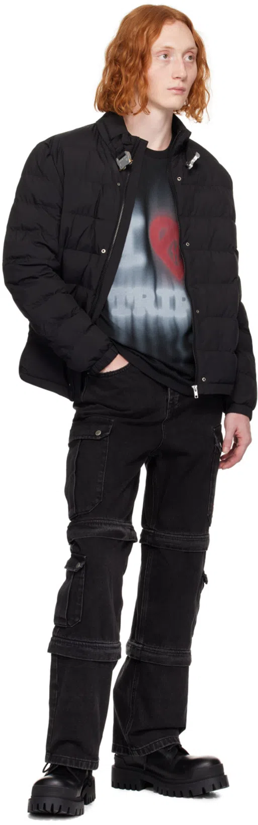 BALENCIAGA Strike Lace-up Boots In Black