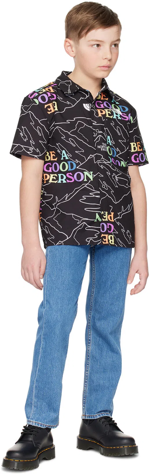 DR. MARTENS Black 1461 Quad Oxfords In Black Polished Smooth