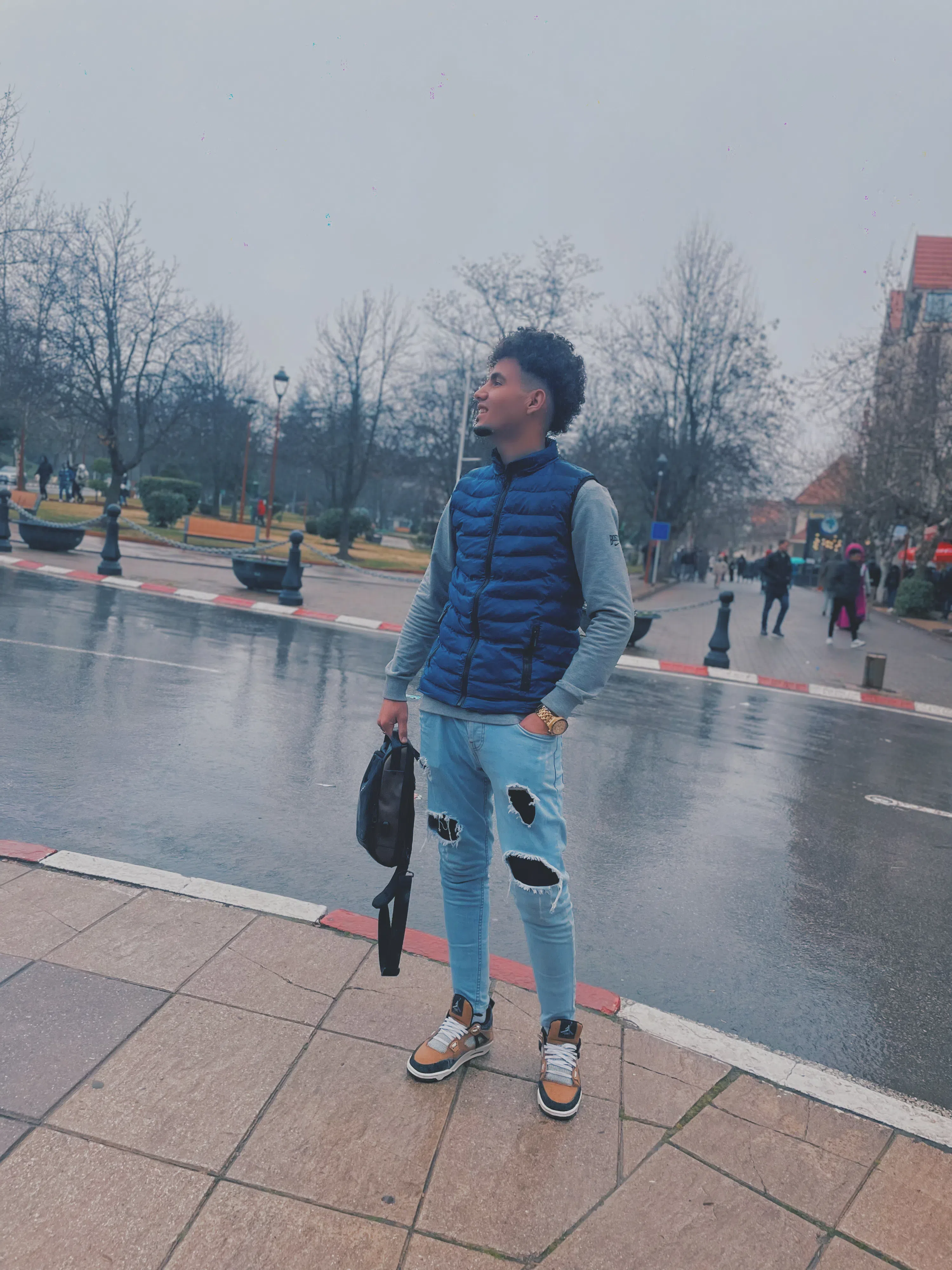 AMIRI Mx1' Ribbed Leather Knee Patch Ripped Washed Skinny Jeans In Clayindigo