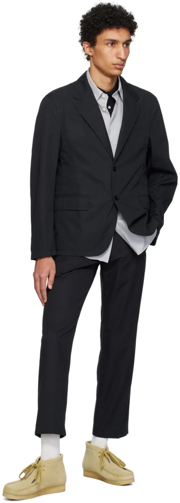 POTTERY Navy Travel Blazer In Ny Navy