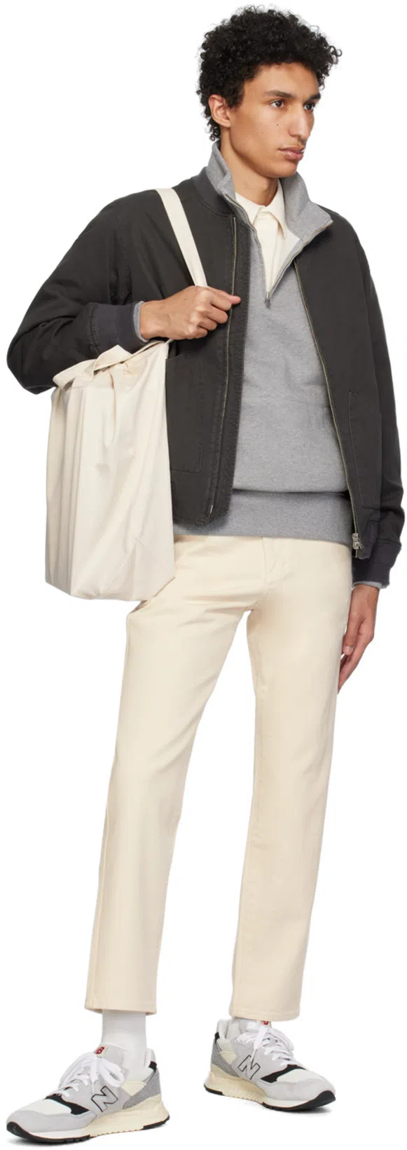 POTTERY Off-white Comfort Jeans In Nw Natural White