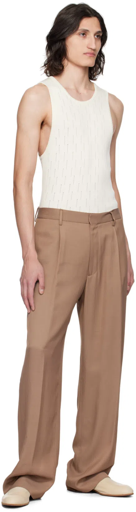 FEAR OF GOD Runner Rubber Slippers In Neutrals