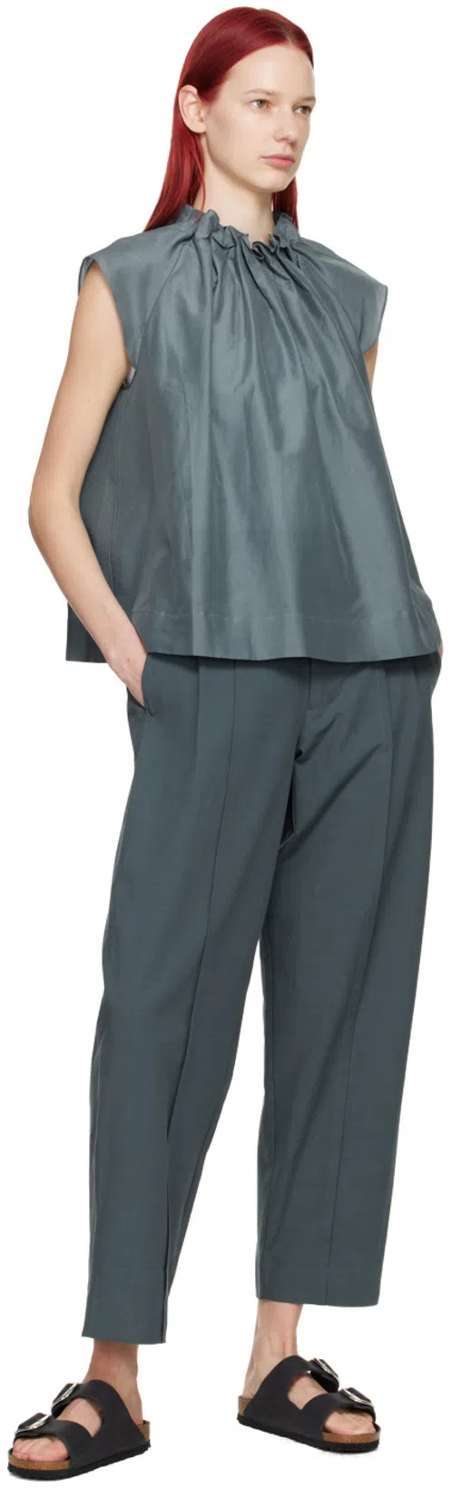 BIRKENSTOCK Leather Sandals In Black