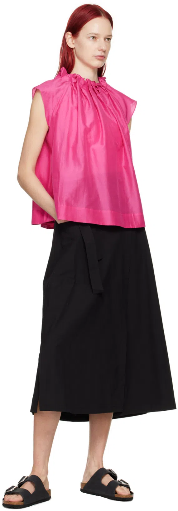 BIRKENSTOCK Leather Sandals In Black