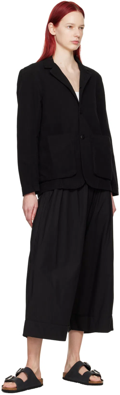 BIRKENSTOCK Leather Sandals In Black