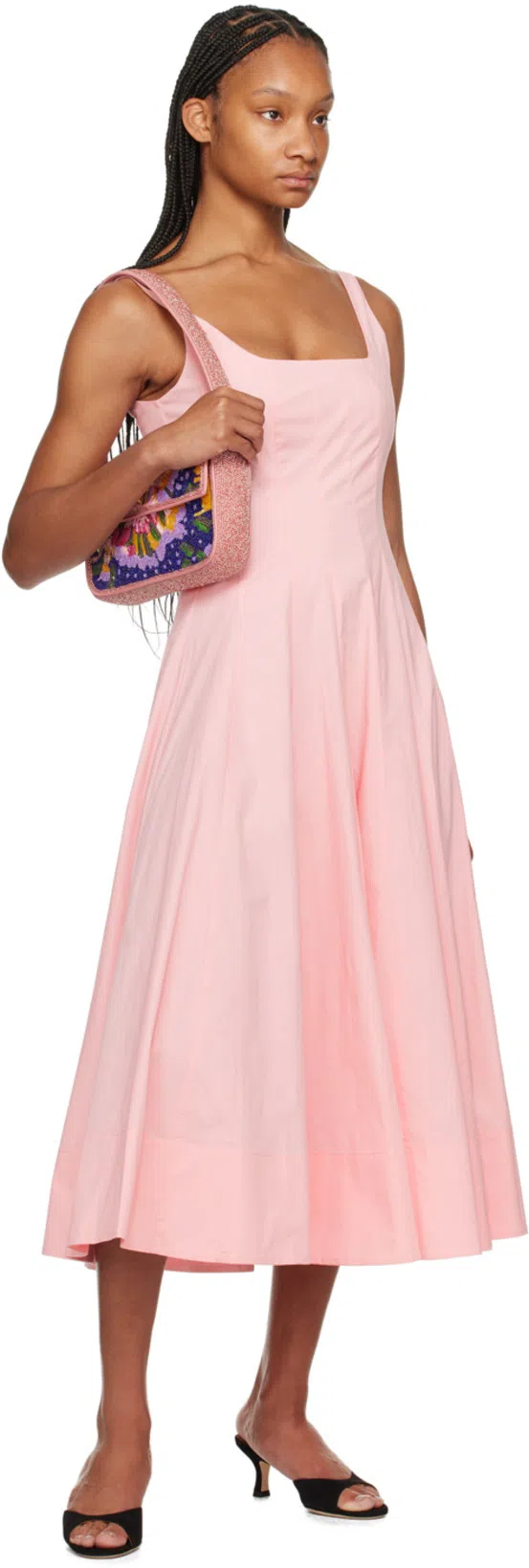 STAUD Tommy Beaded Bag Aurora In Multi