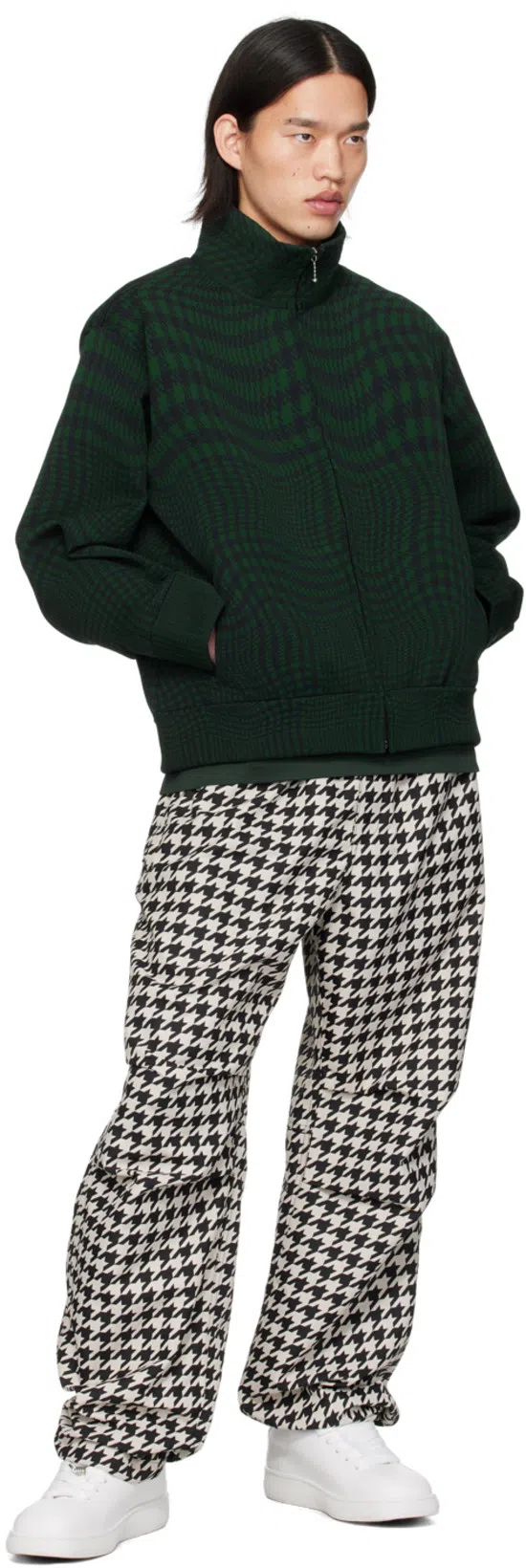 BURBERRY Equestrian Knight-embroidered Cotton T-shirt In Ivy