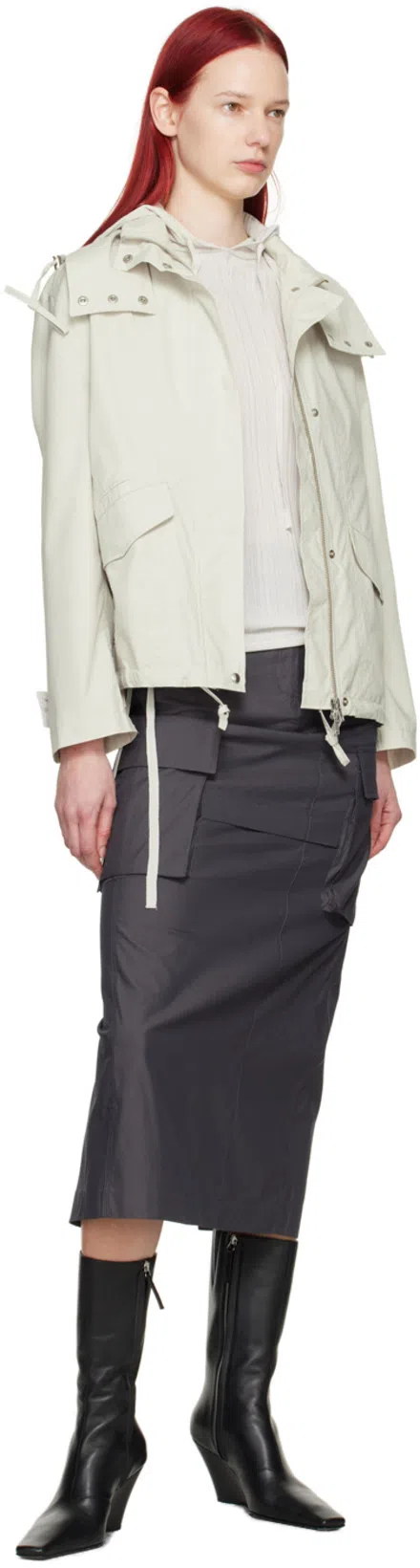 TOOGOOD Gray 'the Tailor' Trousers In Fine Textured Canvas