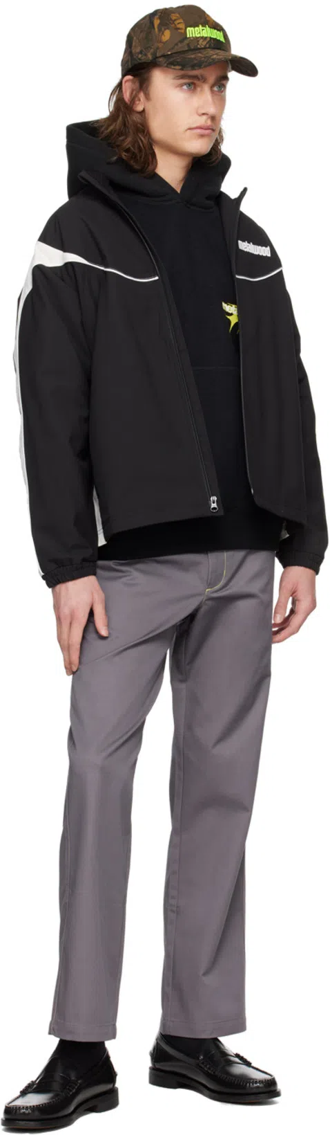 SEBAGO Black Leather Loafers In Nero Nero