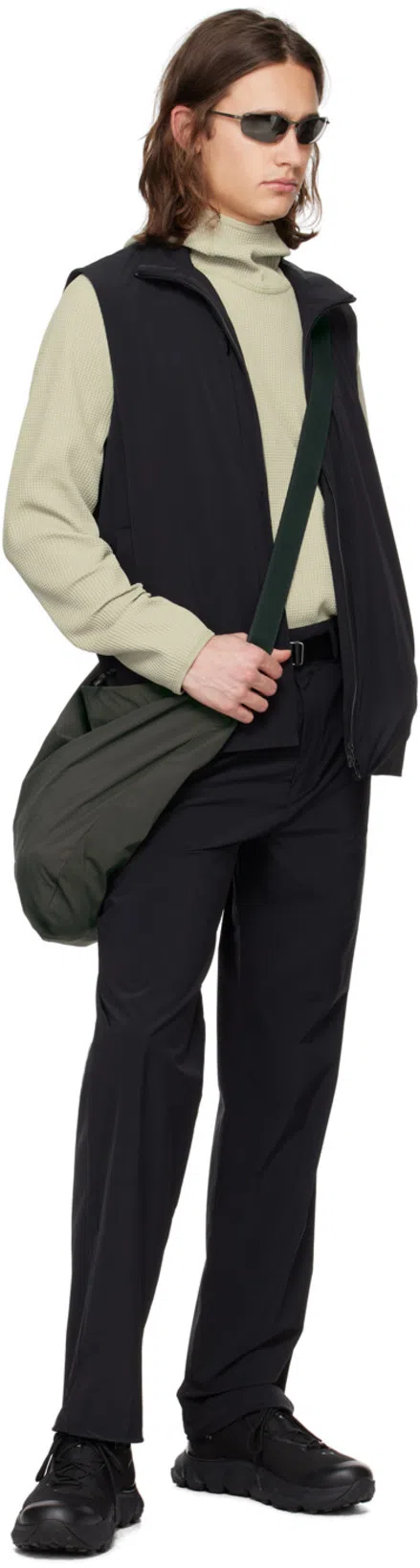 BLÆST Black Folven Trousers In Black 900