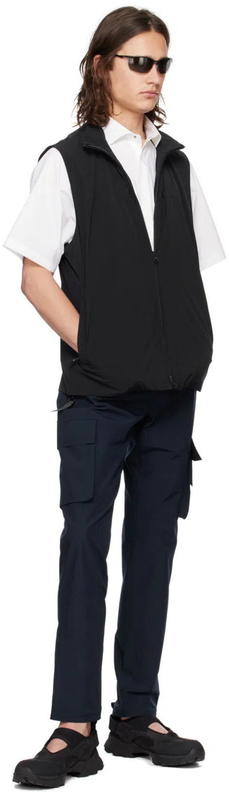 BLÆST Navy Giske Cargo Pants In Dark Navy 190