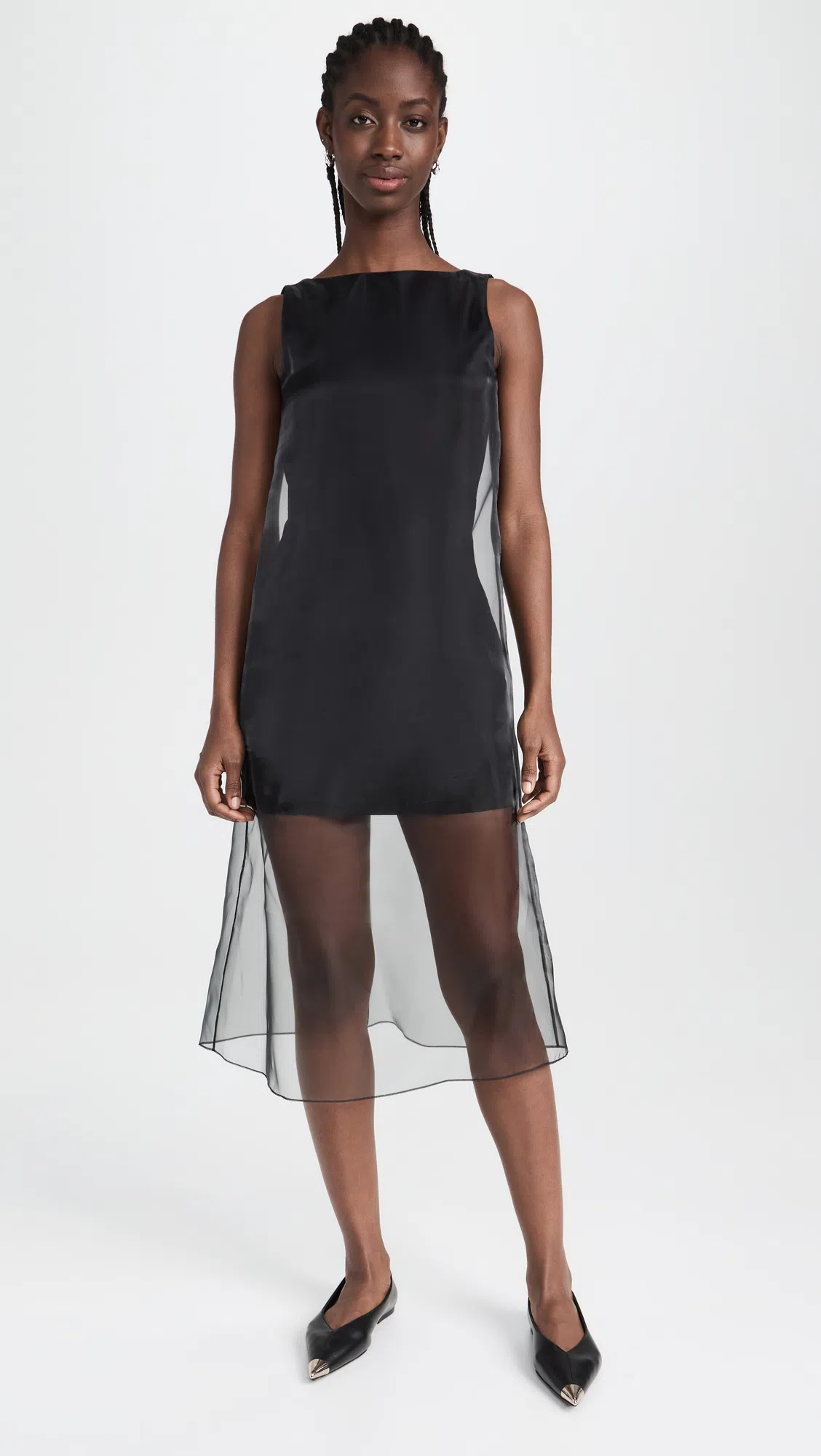 GANNI Mid Shaft Western Boots - Synthetic - Silver