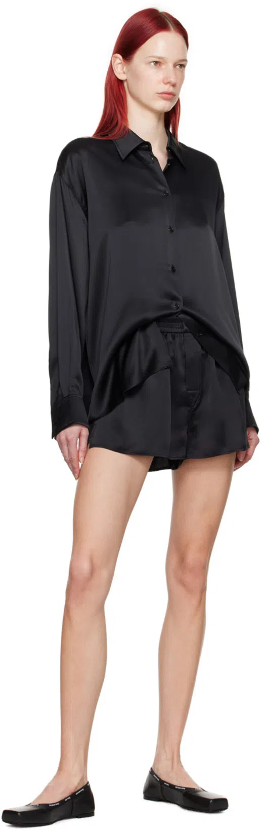 ALEXANDER WANG Billie Flats In Black