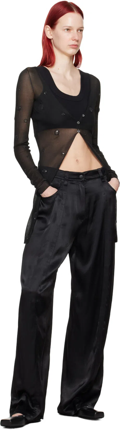 ALEXANDER WANG Billie Flats In Black