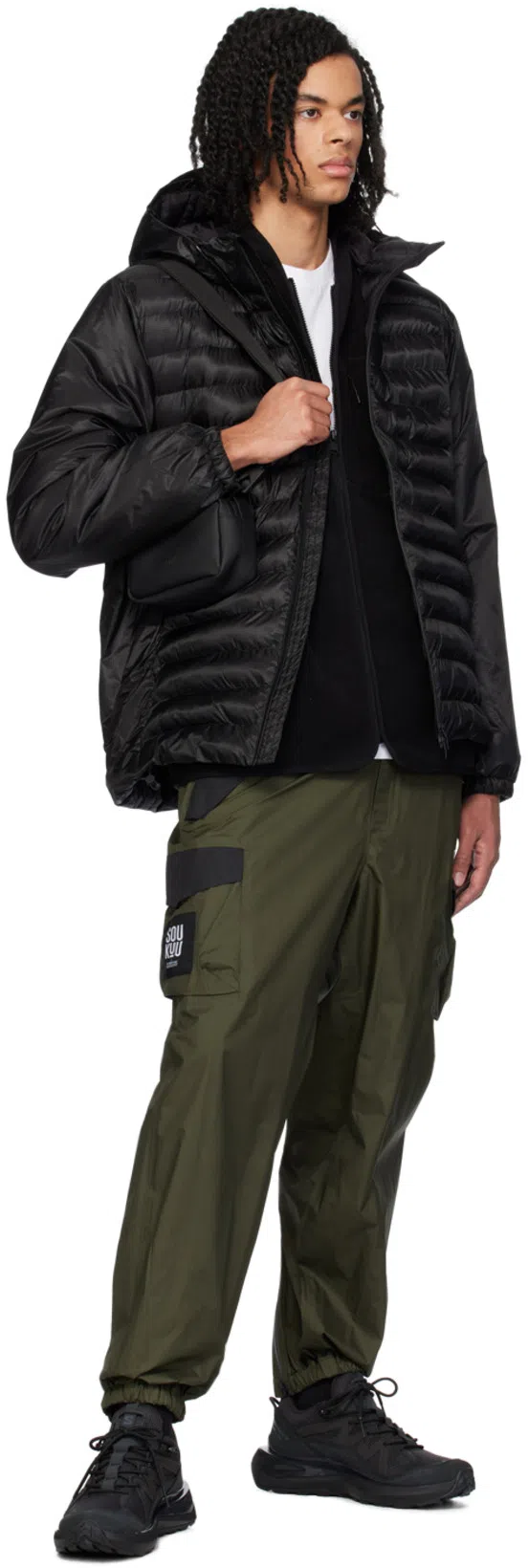 RAINS Micro Box Bag In Black