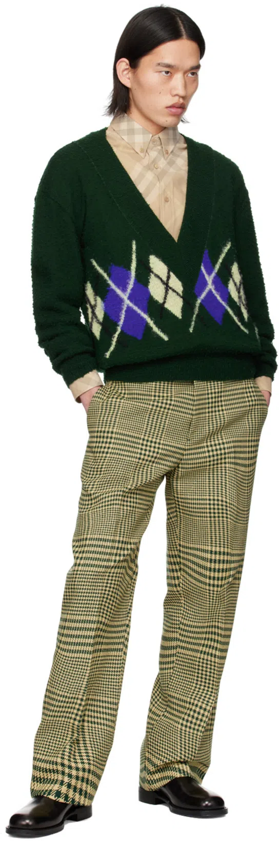 BURBERRY Cotton Check Shirt Clothing In Neutral