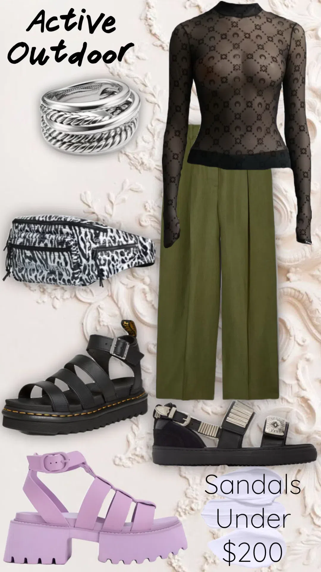 DR. MARTENS Dr.martens Hydro Leather Blaire Sandals In Black Athena