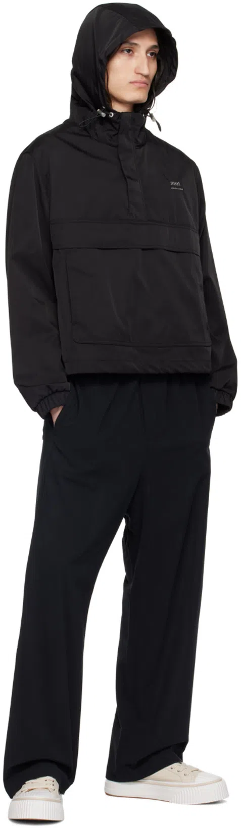 AMI ALEXANDRE MATTIUSSI Ami Paris Ami De Coeur Black Oversize T Shirt