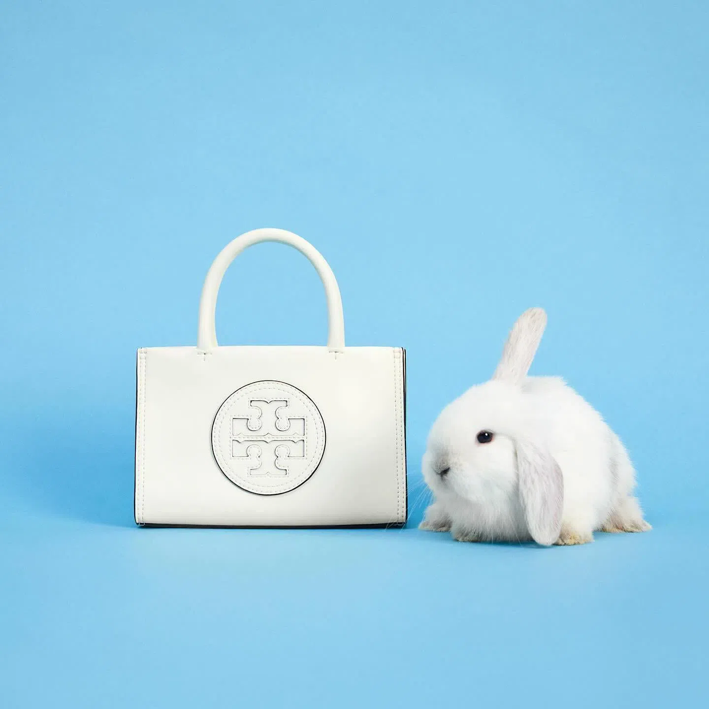 TORY BURCH Mini Ella Bio Tote In Warm White