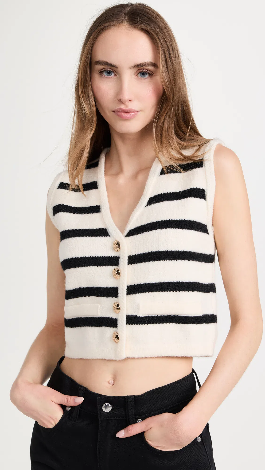 SOKO Fanned Stacking Rings In Gold