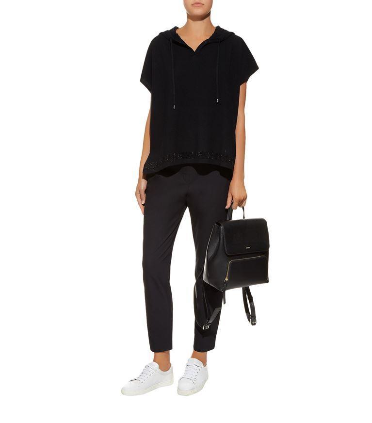 THEORY Woman Pants Black Size 00 Polyester, Virgin Wool, Elastane, Polyamide