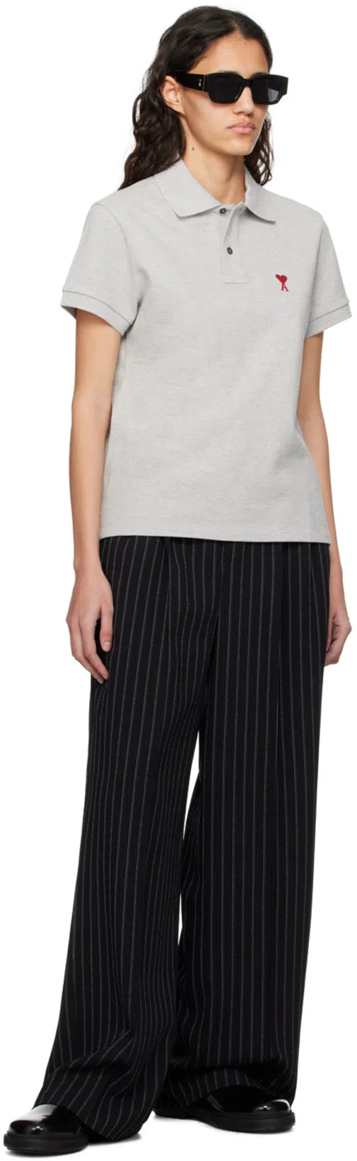 AMI ALEXANDRE MATTIUSSI Ami Chocolate Brown Wool Cargo Trousers