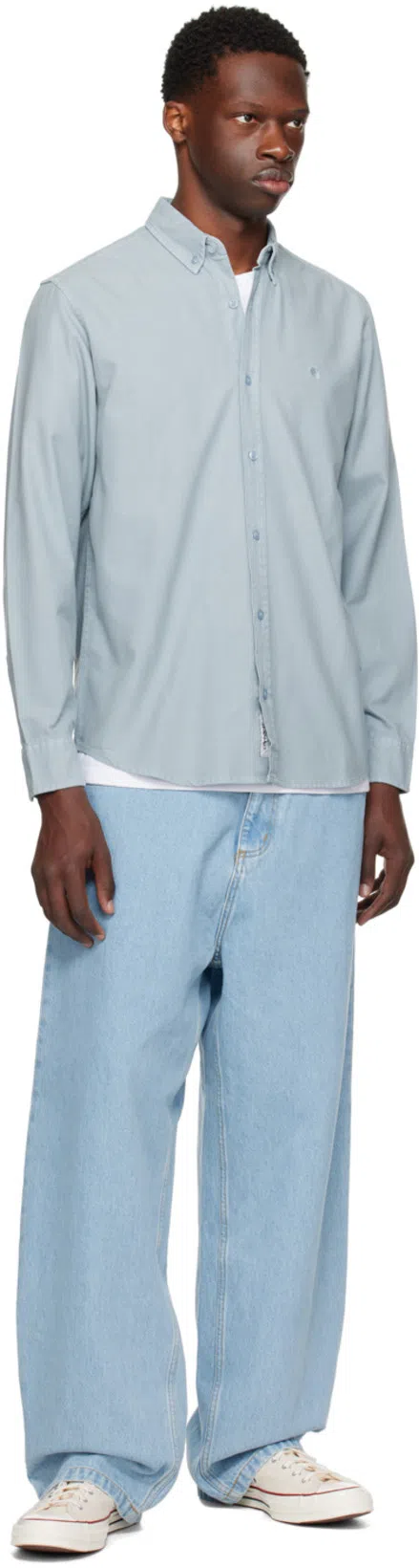 CONVERSE Logo Embroidered High Upper Board Shoes In White